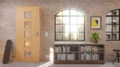 HÖRMANN Innentür Französische Buche Duradecor ProLine Mit Lichtausschnitt LA 5 -Türen Verkauf 2.4 innentueren baseline duradecor glatt la 5 franzoesische buche 160153 stilwelt detail