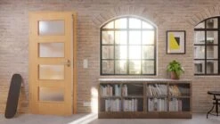 HÖRMANN Innentür Französische Buche Duradecor ProLine Mit Lichtausschnitt LA 9 -Türen Verkauf 2.4 innentueren baseline duradecor glatt la 9 franzoesische buche 160154 stilwelt detail