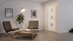 HÖRMANN Innentür Gebürstetes Weiß Duradecor ProLine Mit Lichtausschnitt LA 10 -Türen Verkauf 2.4 innentueren baseline duradecor struktur la 10 gebuerstetes weiss 160074 stilwelt detail