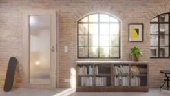 HÖRMANN Innentür Graueiche Duradecor ProLine Mit Lichtausschnitt LA 27 -Türen Verkauf 2.4 innentueren baseline duradecor struktur la 27 graueiche 160086 stilwelt detail