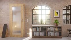 HÖRMANN Innentür Wildeiche Duradecor ProLine Mit Lichtausschnitt LA 27 -Türen Verkauf 2.4 innentueren baseline duradecor struktur la 27 wildeiche 160131 stilwelt detail