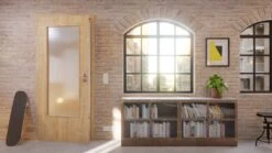 HÖRMANN Innentür Wildeiche Duradecor ProLine Mit Lichtausschnitt LA-DIN -Türen Verkauf 2.4 innentueren baseline duradecor struktur la din wildeiche 160125 stilwelt detail