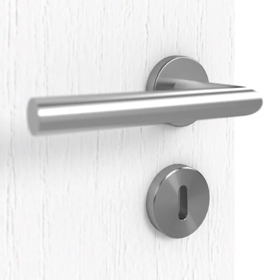 HÖRMANN Doppelflügeltür Esche Weiß Duradecor ProLine Mit Lichtausschnitt LA 24 Bandseitig Mit Zarge 4 HÖRMANN Doppelflügeltür Esche Weiß Duradecor ProLine Mit Lichtausschnitt LA 24 Bandseitig Mit Zarge - Image 4