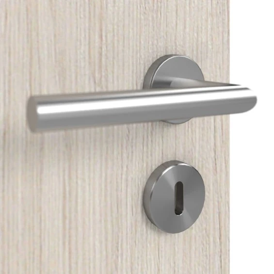 HÖRMANN Doppelflügeltür Gebürstete Salzeiche Duradecor ProLine Mit Lichtausschnitt LA 24 Bandseitig Mit Zarge 4 HÖRMANN Doppelflügeltür Gebürstete Salzeiche Duradecor ProLine Mit Lichtausschnitt LA 24 Bandseitig Mit Zarge - Image 4