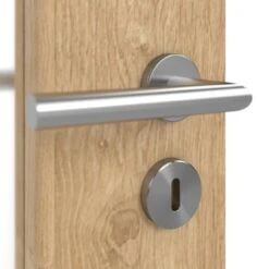 HÖRMANN Doppelflügeltür Wildeiche Duradecor ProLine Mit Lichtausschnitt LA 24 Schlossseitig Mit Zarge -Türen Verkauf 3.1 fluegeltueren baseline duradecor struktur la 24 s wildeiche 211808 detail oberflaeche