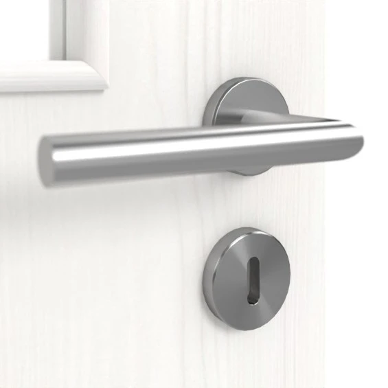 HÖRMANN Doppelflügeltür Gebürstetes Weiß Duradecor ProLine Mit Lichtausschnitt LA 12 Mit Zarge 4 HÖRMANN Doppelflügeltür Gebürstetes Weiß Duradecor ProLine Mit Lichtausschnitt LA 12 Mit Zarge - Image 4