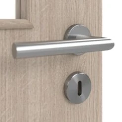 HÖRMANN Doppelflügeltür Graueiche Duradecor ProLine Mit Lichtausschnitt LA 12 Mit Zarge -Türen Verkauf 3.1 fluegeltueren baseline la 12 graueiche 214610 detail oberflaeche 1