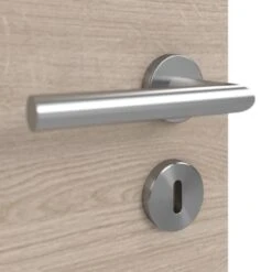 HÖRMANN Doppelflügeltür Graueiche Quer Duradecor ProLine Mit Lichtausschnitt LA 14 Mit Zarge -Türen Verkauf 3.1 fluegeltueren baseline la 14 cross graueiche 214673 detail oberflaeche 1