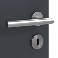 HÖRMANN Doppelflügeltür Anthrazit RAL 7016 Lack ProLine Mit Lichtausschnitt LA-4 Mittig Mit Zarge -Türen Verkauf 3.1 fluegeltueren baseline la 4 m ral7016 225435 detail oberflaeche