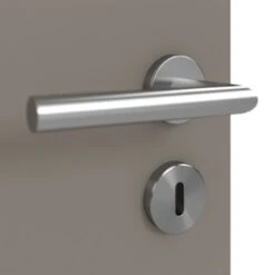 HÖRMANN Doppelflügeltür Taupe RAL 7048 Lack ProLine Mit Lichtausschnitt LA-4 Mittig Mit Zarge -Türen Verkauf 3.1 fluegeltueren baseline la 4 m ral7048 225582 detail oberflaeche