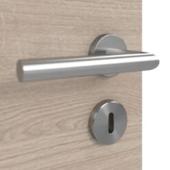 HÖRMANN Doppelflügeltür Graueiche Quer Duradecor ProLine Mit Lichtausschnitt LA 6 Raute Mit Zarge -Türen Verkauf 3.1 fluegeltueren baseline la 6 cross graueiche 214823 detail oberflaeche 1