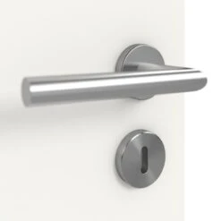 HÖRMANN Doppelflügeltür Verkehrsweiß RAL 9016 Lack ProLine Mit Lichtausschnitt LA 6 Raute Mit Zarge -Türen Verkauf 3.1 fluegeltueren baseline la 6 ral9016 214846 detail oberflaeche 1