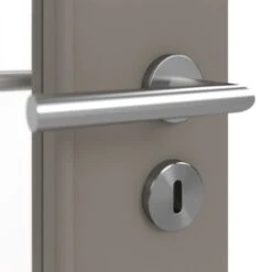 HÖRMANN Doppelflügeltür Taupe RAL 7048 Lack ProLine Mit Lichtausschnitt LA-DIN Mit Zarge -Türen Verkauf 3.1 fluegeltueren baseline la din ral7048 225581 detail oberflaeche