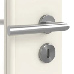 HÖRMANN Doppelflügeltür Reinweiß RAL 9010 Lack ProLine Mit Lichtausschnitt LA 24 Schlossseitig Mit Zarge -Türen Verkauf 3.1 fluegeltueren baseline lack la 24 s ral9010 211799 detail oberflaeche