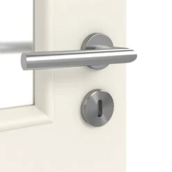 HÖRMANN Doppelflügeltür Carolina 2 Weißlack ClassicLine Mit Lichtausschnitt LA 1 Mit Zarge -Türen Verkauf 3.1 fluegeltueren carolina 02 la 1 ral9010 192452 detail oberflaeche