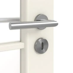 HÖRMANN Doppelflügeltür Carolina 5 Weißlack ClassicLine Mit Lichtausschnitt LA 3 Sprosse 2/3 Mit Zarge -Türen Verkauf 3.1 fluegeltueren carolina 05 la 3 sprosse 2 3 ral9010 192465 detail oberflaeche