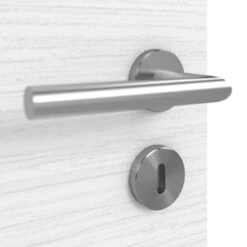 HÖRMANN Doppelflügeltür Schiefer Weiß Proline Concepto Mit Lichtausschnitt LA 10 Mit Zarge -Türen Verkauf 3.1 fluegeltueren concepto la 10 cross schiefer weiss 190197 detail oberflaeche 1