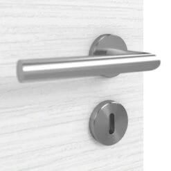 HÖRMANN Doppelflügeltür Schiefer Weiß Proline Concepto Mit Lichtausschnitt LA 24 Mit Zarge -Türen Verkauf 3.1 fluegeltueren concepto la 24 m cross schiefer weiss 190189 detail oberflaeche 1