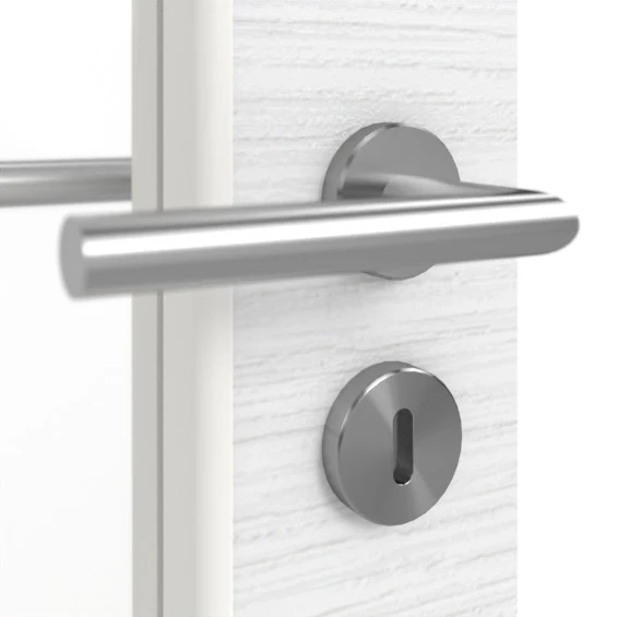 HÖRMANN Doppelflügeltür Schiefer Weiß Proline Concepto Mit Lichtausschnitt LA 27 Mit Zarge 4 HÖRMANN Doppelflügeltür Schiefer Weiß Proline Concepto Mit Lichtausschnitt LA 27 Mit Zarge - Image 4