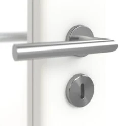 HÖRMANN Doppelflügeltür Ultramatt Weiß Proline Concepto Mit Lichtausschnitt LA 27 Mit Zarge -Türen Verkauf 3.1 fluegeltueren concepto la 27 ultramatt weiss 190147 detail oberflaeche 1