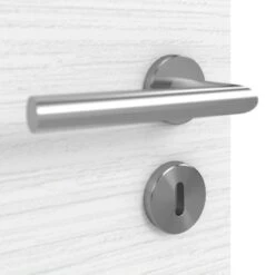 HÖRMANN Doppelflügeltür Schiefer Weiß Proline Concepto Mit Lichtausschnitt LA 4 Mit Zarge -Türen Verkauf 3.1 fluegeltueren concepto la 4 m cross schiefer weiss 190191 detail oberflaeche 1