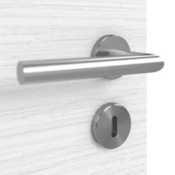 HÖRMANN Doppelflügeltür Schiefer Weiß Proline Concepto Mit Lichtausschnitt LA 6 Mit Zarge -Türen Verkauf 3.1 fluegeltueren concepto la 6 cross schiefer weiss 190193 detail oberflaeche 1