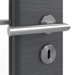 HÖRMANN Doppelflügeltür Schiefer Anthrazit Proline Concepto Mit Lichtausschnitt LA-DIN Mit Zarge -Türen Verkauf 3.1 fluegeltueren concepto la din cross schiefer anthrazit 190214 detail oberflaeche 1