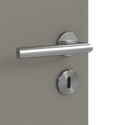 HÖRMANN Doppelflügeltür Groove 15 Staubgrau RAL 7037 Lack DesignLine Mit Zarge -Türen Verkauf 3.1 fluegeltueren groove 15 ral7037 226008 detail oberflaeche