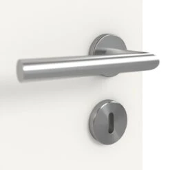 HÖRMANN Doppelflügeltür Pure 1 Verkehrsweiß RAL 9016 Duradecor DesignLine Mit Lichtausschnitt Mittig Mit Zarge -Türen Verkauf 3.1 fluegeltueren pure 1 m ral9016 192207 detail oberflaeche