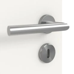 HÖRMANN Doppelflügeltür Pure 1 Weißlack DesignLine Mit Lichtausschnitt Quer Mit Zarge -Türen Verkauf 3.1 fluegeltueren pure cross 1 ral9016 192435 detail oberflaeche