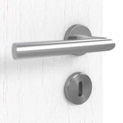 HÖRMANN Doppelflügeltür Pure 2 Esche Weiß Duradecor DesignLine Mit Lichtausschnitt Quer Mit Zarge -Türen Verkauf 3.1 fluegeltueren pure cross 2 esche weiss 192266 detail oberflaeche