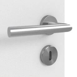 HÖRMANN Doppelflügeltür Pure 2 Bütte Weiß Duradecor DesignLine Mit Lichtausschnitt Quer Mit Lisene Steel 79 Mit Zarge -Türen Verkauf 3.1 fluegeltueren pure cross 2 steel 79 buette weiss 192376 detail oberflaeche