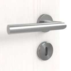 HÖRMANN Doppelflügeltür Pure 2 Gebürstetes Weiß Duradecor DesignLine Mit Lichtausschnitt Quer Mit Lisene Steel 79 Mit Zarge -Türen Verkauf 3.1 fluegeltueren pure cross 2 steel 80 gebuerstetes weiss 192409 detail oberflaeche