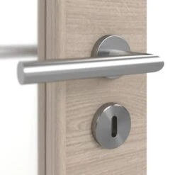 HÖRMANN Innentür Graueiche Quer Duradecor ProLine Mit Lichtausschnitt LA 27 -Türen Verkauf 3.1 innentueren baseline duradecor struktur la 27 cross graueiche 169210 detail oberflaeche