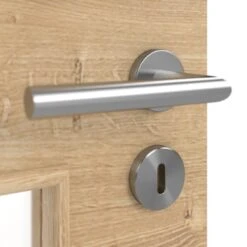 HÖRMANN Innentür Wildeiche Quer Duradecor ProLine Mit Lichtausschnitt LA 9 -Türen Verkauf 3.1 innentueren baseline duradecor struktur la 9 cross wildeiche 169364 detail oberflaeche