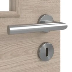 HÖRMANN Innentür Graueiche Quer Duradecor ProLine Mit Lichtausschnitt LA 12 -Türen Verkauf 3.1 innentueren baseline la 12 cross graueiche 214548 detail oberflaeche