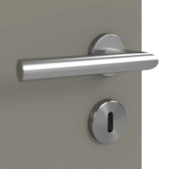 HÖRMANN Innentür Staubgrau RAL 7037 Duradecor ProLine Mit Lichtausschnitt LA 14 -Türen Verkauf 3.1 innentueren baseline la 14 ral7037 214642 detail oberflaeche