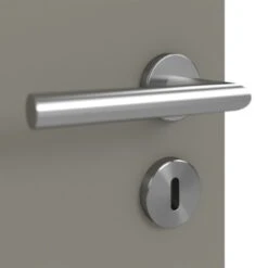 HÖRMANN Innentür Staubgrau RAL 7037 Mattlack ProLine Mit Lichtausschnitt LA 24 Mittig -Türen Verkauf 3.1 innentueren baseline la 24 m ral7037 matt 226362 detail oberflaeche