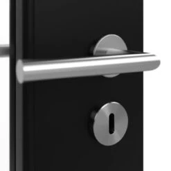 HÖRMANN Innentür Schwarz RAL 9005 Lack ProLine Mit Lichtausschnitt LA-24 -Türen Verkauf 3.1 innentueren baseline la 24 s ral9005 221182 detail oberflaeche