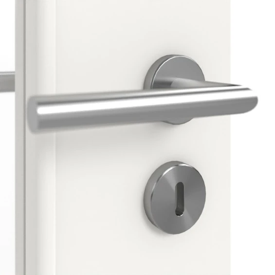 HÖRMANN Innentür Verkehrsweiß RAL 9016 Mattlack ProLine Mit Lichtausschnitt LA 24 Schlossseitig 6 HÖRMANN Innentür Verkehrsweiß RAL 9016 Mattlack ProLine Mit Lichtausschnitt LA 24 Schlossseitig - Image 6