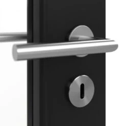 HÖRMANN Innentür Schwarz RAL 9005 Mattlack ProLine Mit Lichtausschnitt LA 27 -Türen Verkauf 3.1 innentueren baseline la 27 ral9005 matt 224958 detail oberflaeche