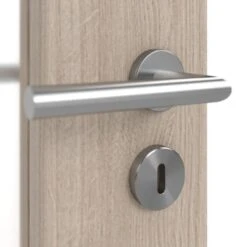 HÖRMANN Innentür Graueiche Duradecor ProLine Mit Lichtausschnitt LA 7 -Türen Verkauf 3.1 innentueren baseline la 7 graueiche 214860 detail oberflaeche