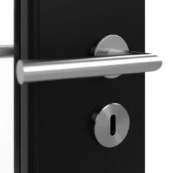 HÖRMANN Innentür Schwarz RAL 9005 Lack ProLine Mit Lichtausschnitt LA-7 -Türen Verkauf 3.1 innentueren baseline la 7 ral9005 221175 detail oberflaeche