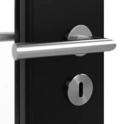 HÖRMANN Innentür Schwarz RAL 9005 Lack ProLine Mit Lichtausschnitt LA-DIN -Türen Verkauf 3.1 innentueren baseline la din ral9005 221172 detail oberflaeche