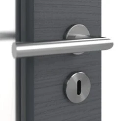 HÖRMANN Innentür Schiefer Anthrazit Duradecor Proline Concepto Mit Lichtausschnitt LA 11 -Türen Verkauf 3.1 innentueren concepto la 11 schiefer anthrazit 187595 detail oberflaeche