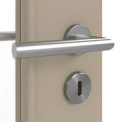 HÖRMANN Innentür Ultramatt Taupe Duradecor Proline Concepto Mit Lichtausschnitt LA 11 -Türen Verkauf 3.1 innentueren concepto la 11 ultramatt taupe 187556 detail oberflaeche 1