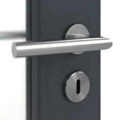 HÖRMANN Innentür Ultramatt Anthrazit Duradecor Proline Concepto Mit Lichtausschnitt LA 27 -Türen Verkauf 3.1 innentueren concepto la 27 ultramatt anthrazit 187544 detail oberflaeche