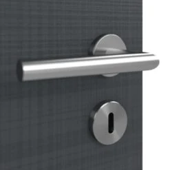 HÖRMANN Innentür Leinen Anthrazit Duradecor Proline Concepto Mit Lichtausschnitt LA 6 -Türen Verkauf 3.1 innentueren concepto la 6 leinen anthrazit 187642 detail oberflaeche