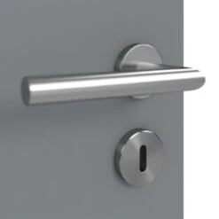 HÖRMANN Innentür Ultramatt Staubgrau Duradecor Proline Concepto Mit Lichtausschnitt LA 6 Raute -Türen Verkauf 3.1 innentueren concepto la 6 ultramatt staubgrau 226303 detail oberflaeche