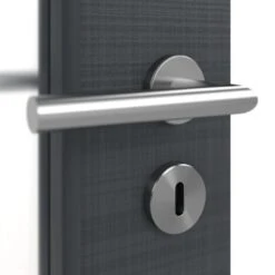 HÖRMANN Innentür Leinen Anthrazit Duradecor Proline Concepto Mit Lichtausschnitt LA 8 -Türen Verkauf 3.1 innentueren concepto la 8 leinen anthrazit 187644 detail oberflaeche